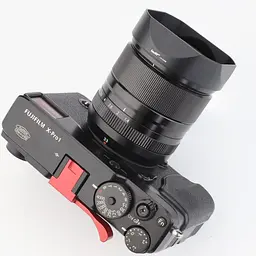 Металева квадратна бленда Haoge для об'єктивів Fujifilm XF16-80mm та XF33mm - мініатюра 5