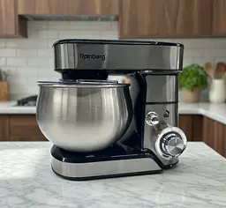 Планетарний міксер-тестоміс на 5 літрів з насадками Rainberg 3800W RB-8086 - мініатюра 3