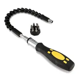 Подовжувач гнучкий для викрутки та дриля Snake Bit 30 см чорний - мініатюра 2