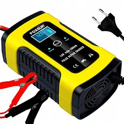 Автомобільний зарядний пристрій для акумулятора Foxsur 12V 5A - мініатюра 2