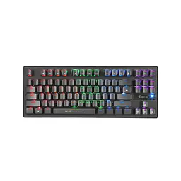 Клавіатура Xtrike ME GK-979 5 colors-LED Mechanical Red Switch USB Black (GK-979) - мініатюра 1