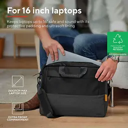 Сумка для ноутбука Trust Lisboa чорна 16" (25246_TRUST) - мініатюра 10