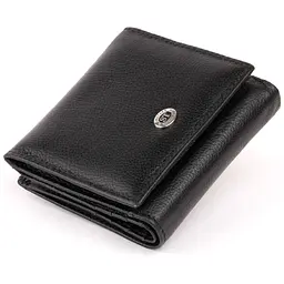 Компактний жіночий гаманець ST Leather 19256 чорний - мініатюра 1