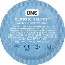Набір презервативів ONE Classic Select MSM Collection, 100 шт, гладенькі, зі змазкою, паковання-тубус - мініатюра 2