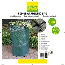 Мішок садовий складаний Kinzo Garden 120 л 45х75 см - мініатюра 8