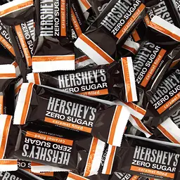 Шоколадні цукерки Hershey's Zero Sugar Caramel Filled Chocolate Candy 85г - мініатюра 6