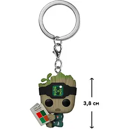 Ігрова фігурка на кліпсі Funko Pop Я є Грут Грут з книгою (70647) - мініатюра 2