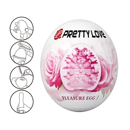Мастурбатор Pretty Love Pleasure Egg - мініатюра 3