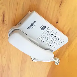 Настільний телефон Pashaphone KX-T3026 Великі кнопки Багатофункціональний у білому кольорі - мініатюра 2
