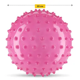 М'яч для пілатесу, йоги, реабілітації 4FIZJO 20 см (масажний) Pink (P-5905973402347) - мініатюра 2