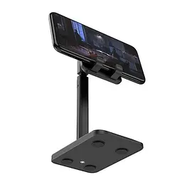 Настільна підставка Hoco Stable telecopic desktop stand PH27 Black - мініатюра 2