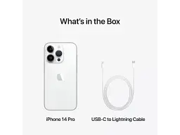 Смартфон Apple IPhone 14 Pro 512GB eSIM Silver (MQ1U3) - мініатюра 2