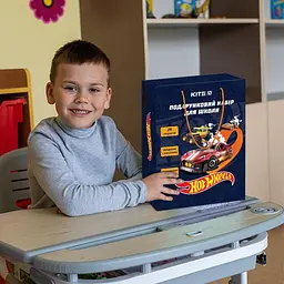 Подарунковий набір  першокласника  Kite Hot Wheels 29 предметів HW24-S01 - мініатюра 5