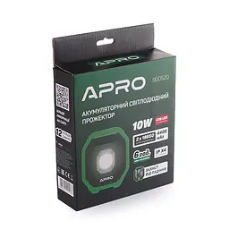 Прожектор світлодіодний Apro акумуляторний 10 Вт Li-ion 3,7V 4400 mAh 30412 - мініатюра 10