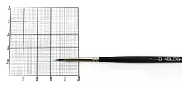 Пензель білка кругла Classic 3049R № 1 коротка ручка KOLOS (4823064900064) - мініатюра 2
