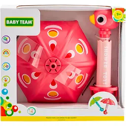 Іграшка для ванни Baby Team Парасолька (9032_рожева) - мініатюра 4