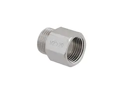 Подовжувач RAFTEC 1/2" 20 мм, ЗВ, DN 15, зовні під ключ, нікель, UDL0120 - мініатюра 4