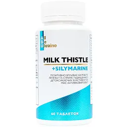 Комплекс рослинний All be Ukraine Milk Thistle+ з розторопшою та вітамінами групи B 60 капсул (ABU-01011)