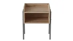 Тумба модульна Ferrum-decor Джузі 540x450x320 метал Сірий ДСП Дуб Сан-Марино 16 мм (FRD-102983)