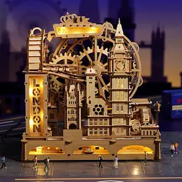 Конструктор Robotime Rokr дерев'яний 3D Marble Travel Лондон (EGB01) - мініатюра 7