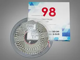 Світлодіодна стрічка 24в, 240 діодів на метр, 10мм, теплий - мініатюра 2