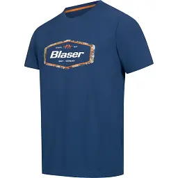 Футболка Blaser Active Outfits Badge T 24 XL Синій - мініатюра 4