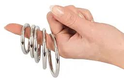 Набір ерекційних кілець BK Metall-Ringe 5er - мініатюра 4