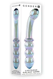 Фалоімітатор Gender X Lustrous Galaxy Wand 18.5 см прозорий - мініатюра 5