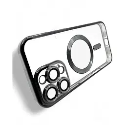 Чохол-накладка BeCover TPU Chrome Case (MagSafe) для Apple iPhone 16 Pro Black (712080) - мініатюра 4