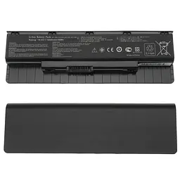 Батарея для ноутбука Asus A32-N56 (N46 N56 N76 series) 10.8V 5200mAh Чорний (LG/ Samsung/ Sanyo) - мініатюра 2