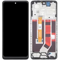 Дисплей Oppo A98 чорний, оригінал PRC, з рамкою