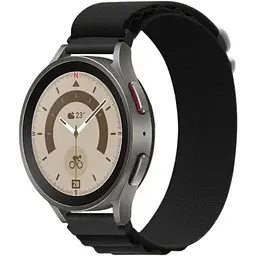 Ремінець DK CDK для Xiaomi Amazfit Bip / Bip Lite 20mm Polyester Alpine Loop (015587) (black)
