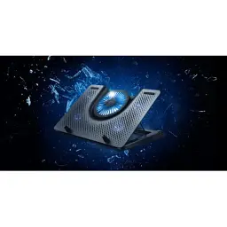 Підставка до ноутбука Trust GXT 1125 Quno (17.3") Blue LED Black (23581_TRUST) - мініатюра 6