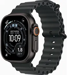 Смарт-годинник Apple Watch Ultra 3 GPS + Cellular 49mm Black Titanium Case with Black Ocean Band (MF0J4QP/A)