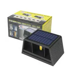 Настінний вуличний світильник на сонячній батареї садовий ліхтар Solar Wall Lamp HS-8032 - мініатюра 9