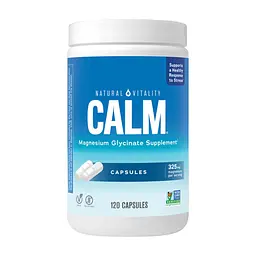 Мінерали Natural Vitality Гліцинат Магнію, 325 мг, CALM, Magnesium Glycinate, 120 капсул (PTG-04399)