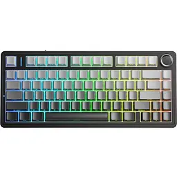 Клавіатура Aula F75 Gasket Reaper Switch Hot-Swap RGB Bluetooth/Wireless/USB UA Black/Grey (6948391209913)