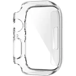 Чохол-накладка DK Пластик Soft-Touch Glass Full Cover для Apple Watch 45mm (clear) - мініатюра 3