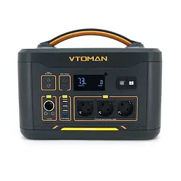 Портативна зарядна станція VTOMAN 1500X, 1500 (макс. 3000) Вт, LiFePO4 828 Вт·год (макс. 2376 Вт·год), 230 В, вихід 3x230 В/1500 Вт, 2x12 В/10 A-10 A, 2xPDTB, прикурювач 12 В/10 A, 36x27x28 см; 20 кг - мініатюра 3