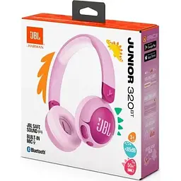 Навушники для дітей JBL Junior 320BT бездротові Purple (фіолетові) (JBLJR320BTPUR) - мініатюра 6