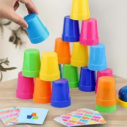 Настільна інтерактивна гра Ummi 22051 Quick Cups Blue / Orange - мініатюра 2