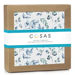 Пелюшкі муслінові Cosas Flowers CS2 75х100 см (MuslinDiapers_FoliageBlueMint_75x100) - мініатюра 2