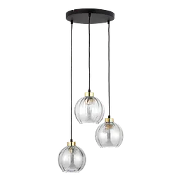 ПІДВІСНИЙ СВІТИЛЬНИК DEVI ПРОЗОРИЙ КОЛО TK Lighting 4579