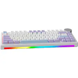 Клавіатура Ajazz AK820 V2 Coconut Flake Switch Wireless/Bluetooth/USB UA Purple/White/Blue (AK820-V2-CF-PWB) - мініатюра 2