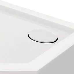 Душовий піддон Qtap Diamond 301112 100x100x12 см + сифон Білий Універсальний мілкий (до 20 см) - мініатюра 4
