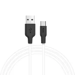 Дата кабель Hoco X21 Silicone Type-C Cable 1 м Чорний / Білий