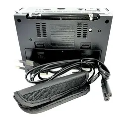 Портативний радіоприймач Golon RX-381/2 USB/SD з LED ліхтарем Чорний (1756375737) - мініатюра 4