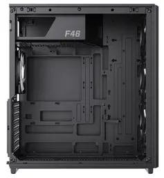 Корпус GameMax F46, Black, без БЖ, Mini Tower, ATX / Micro ATX / Mini ITX, Type-C / 2xUSB 3.0, макс. CPU - 169 мм / VGA - 350 мм, 4x120 мм ARGB, бічна панель із загартованого скла - мініатюра 6