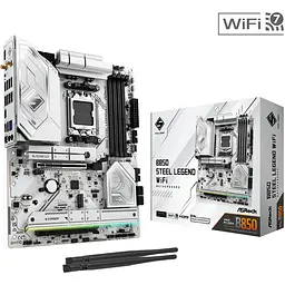 Материнська плата ASRock B850 Steel Legend WiFi (AM5/B850, 4xDDR5, 2xPCIex16, HDMI, 4xSATA, 4xM.2, 2.5GLan, ATX) - мініатюра 5