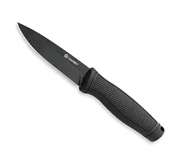 Ніж з фіксованим лезом Ganzo G806BW‑BK чорний з чохлом